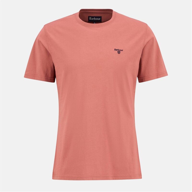 バブアー メンズ トップス Tシャツ レギュラーフィット シャツ Barbour Mens Regular Fit Sport TShirt Earth Pink PI77 ピンク