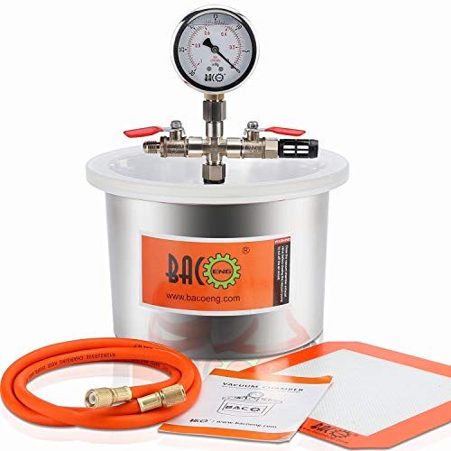 【新品】BACOENG 5.7L 真空チャンバーキットです エポキシ樹脂脱気真空ドラム 真空脱泡器 a9b19a19