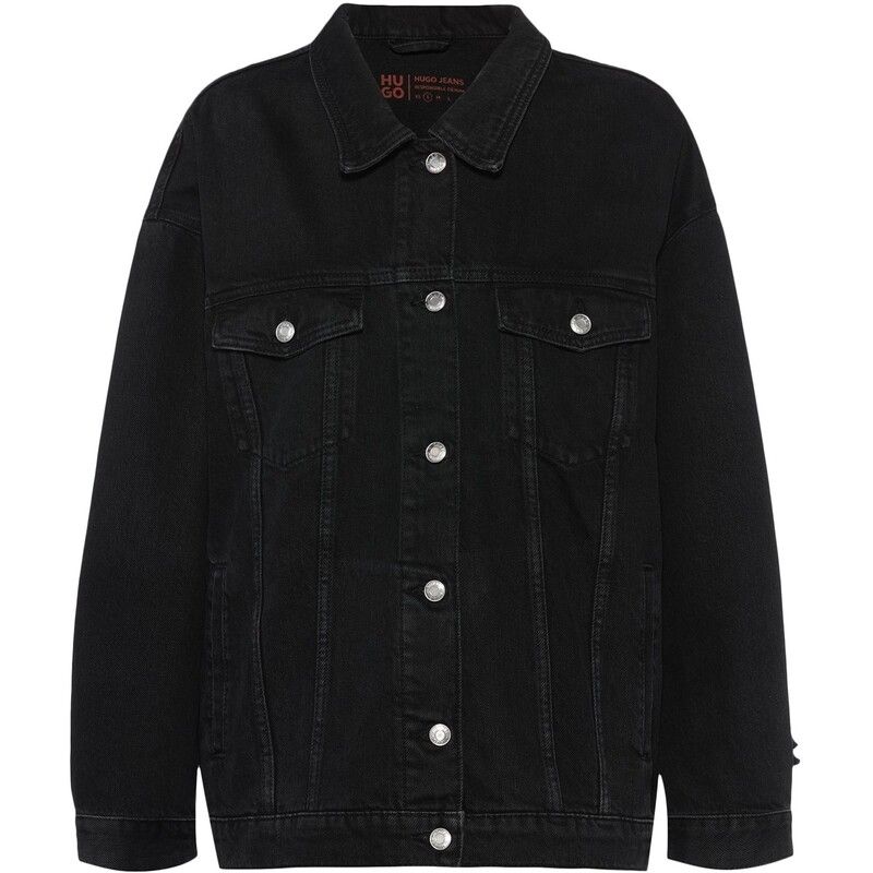 フューゴ レディース アウター ジャケット・ブルゾン Hugo ICON_2 Frng Jkt Ld41 Grey グレー
