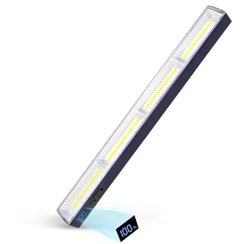 LETOUR LEDライト 充電式 led マグネット付きライト 作業灯 取付簡単 大容量 LED残量表示 Type-C充電 超高輝度 三色温 無段階調光 多機能 室内 収納室/地下室/作業/修理/応急/停電用 (40CM-7500mAh)a 2e07a34b