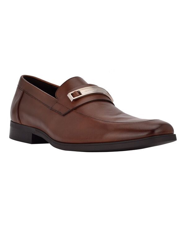 カルバンクライン メンズ シューズ スリッポン・ローファー Calvin Klein Mens Jameson Slipon Dress Shoes Brown ブラウン