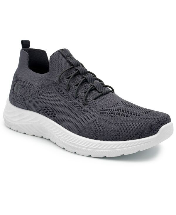 アカデミクス メンズ シューズ スニーカー Akademiks Mens Flux Slip On Sneakers Gray グレー