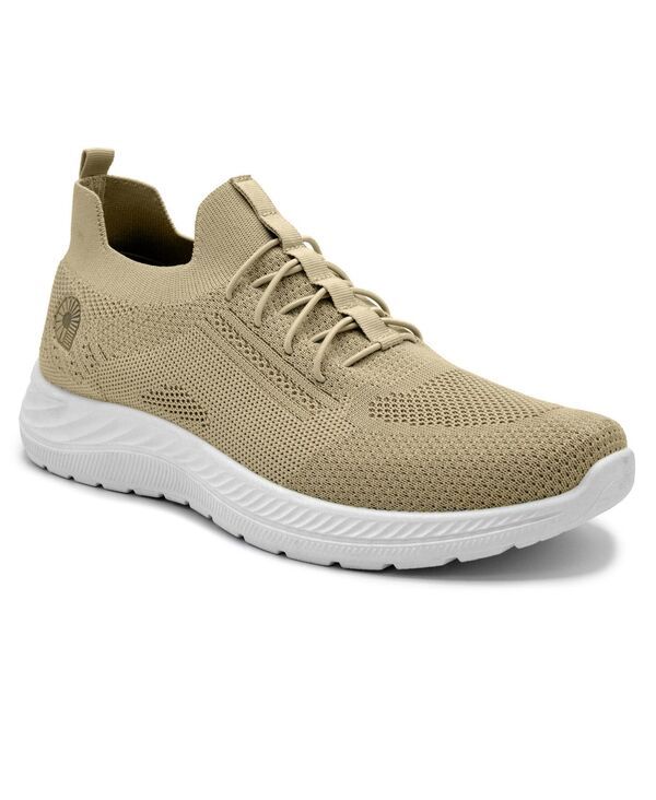 アカデミクス メンズ シューズ スニーカー Akademiks Mens Flux Slip On Sneakers Tan タン