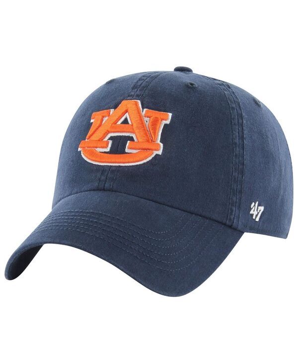 47 ブランド メンズ アクセサリー 帽子 47 Brand Mens Navy Auburn Tigers Franchise Fitted Hat Navy ネイビー