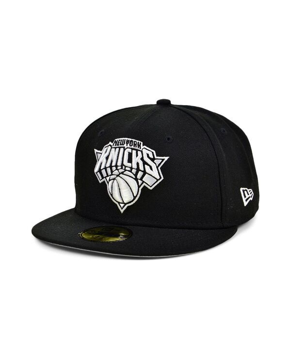 ニューエラ メンズ アクセサリー 帽子 キャップ New Era New York Knicks Black White 59FIFTY Cap Black ブラック