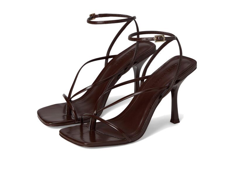 スティーブ マデン レディース シューズ サンダル Steve Madden Annie Brown Patent ブラウン