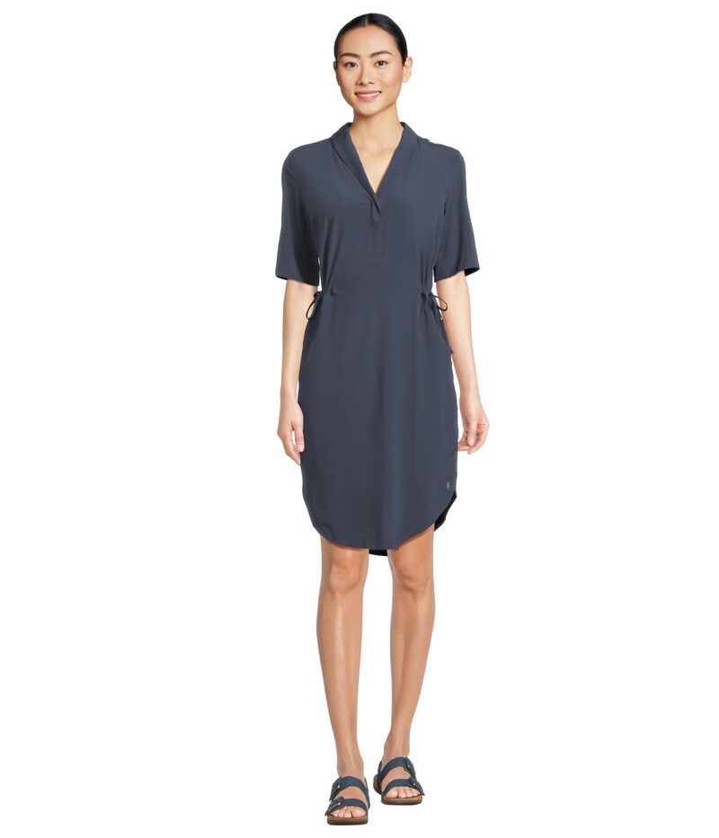 ロイヤルロビンズ レディース トップス ワンピース Royal Robbinspotless Traveler Dresshort Sleeve Navy ネイビー