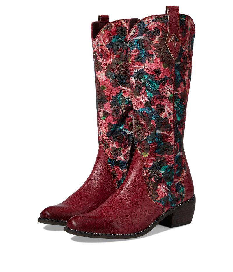 スプリングステップ レディース シューズ ブーツ・レインブーツ LArtiste by Spring Step Rodeo QueenViv Red Multi レッド