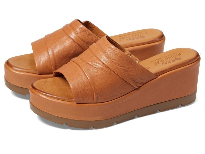 スプリングステップ レディース シューズ ヒール Spring Step Allerton Camel キャメル