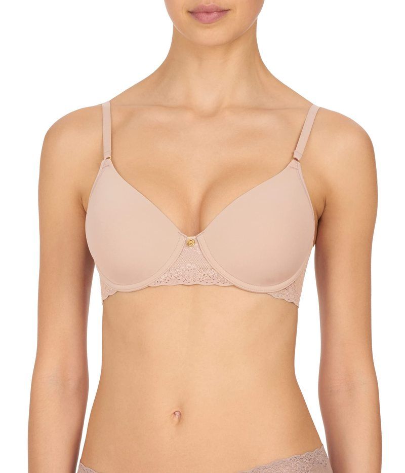 ナトリ レディース アンダーウェア ブラジャー Natori Bliss Perfection Contour Underwire Light Mocha モカ