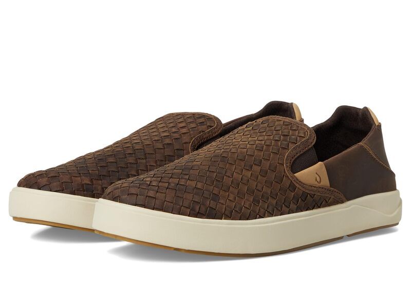 オルカイ メンズ シューズ スニーカー OluKai Laeahi Lauhala Dark JavaDark
