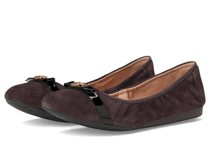コールハーン レディース シューズ サンダル Cole Haan Tova Bow Ballet Dark Chocolate チョコレート