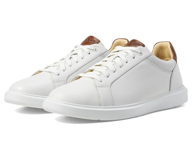 フローシャイム メンズ シューズ スニーカー レース Florsheim Social Lace To Toe Sneakers White ホワイト