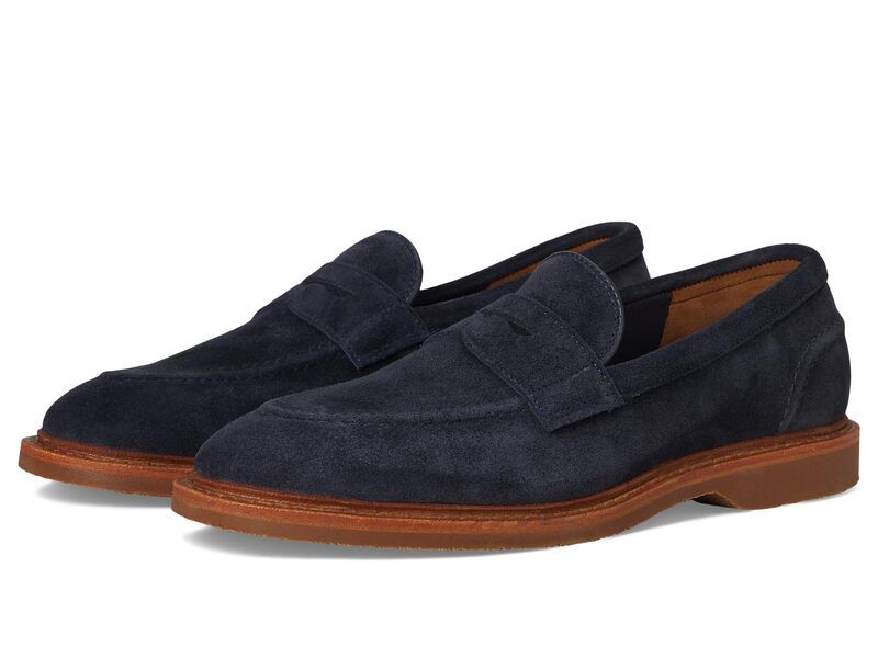 アレン エドモンズ メンズ シューズ スリッポン・ローファー Allen Edmonds Rand Verse LoaferMoc Shoes Navy Suede ネイビー