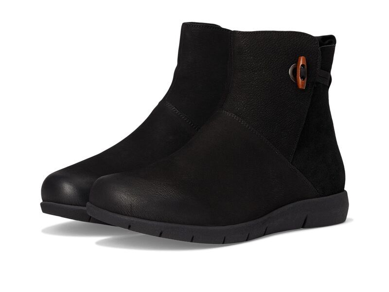 ソフトウォーク レディース シューズ ブーツ・レインブーツ SoftWalk Adelaide Black Nubuck ブラック