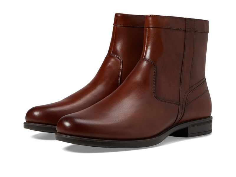 フローシャイム メンズ シューズ オックスフォード ブーツ Florsheimidtown Plain Toe Zipper Boots Cognac