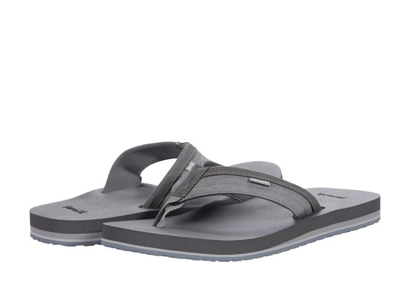 サヌーク メンズ シューズ サンダル Sanuk Ziggy Softop Grey グレー