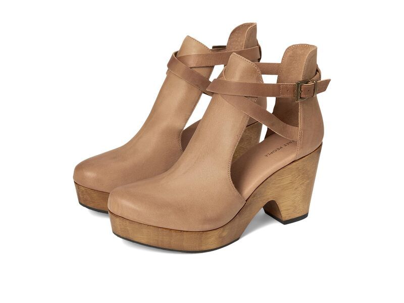 フリーピープル レディース シューズ サンダル レザー Free People Cedar Leather Clogs Tan Leather タン