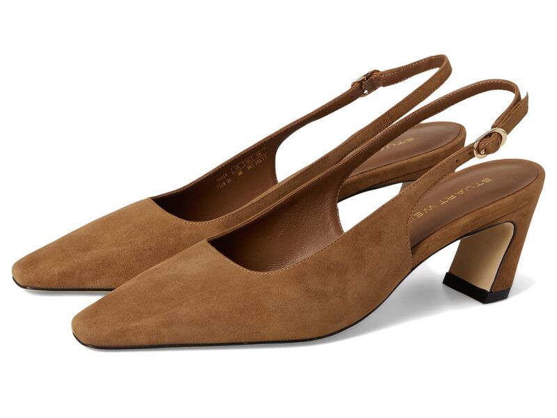 スチュアート ワイツマン レディース シューズ ヒール Stuart Weitzman Stassi Slingback 50 Toasted Almond