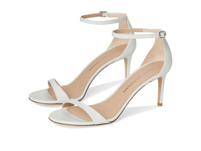 スチュアート ワイツマン レディース シューズ ヒール サンダル Stuart Weitzmanudist Ii Sandal 75 White ホワイト