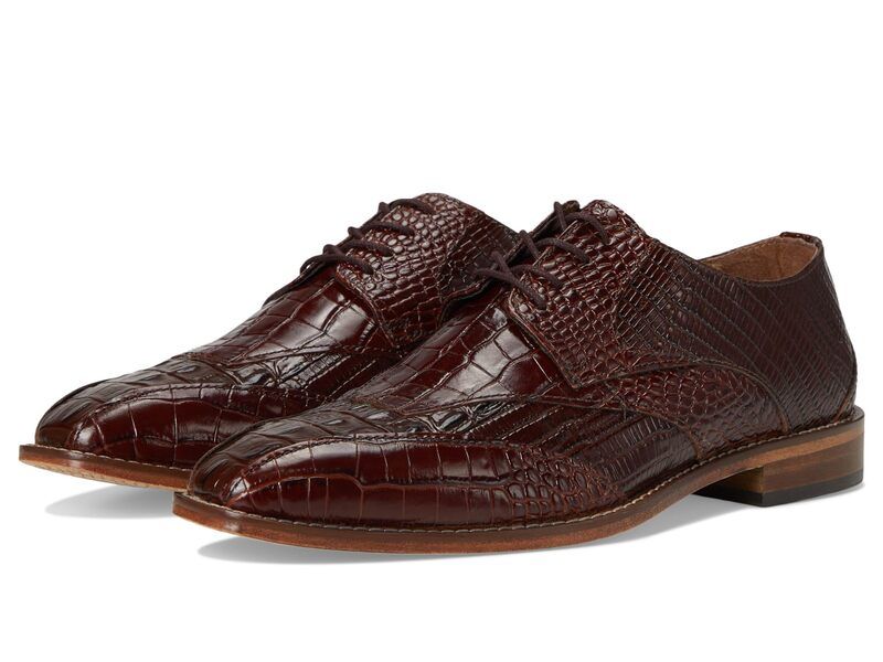 ステイシーアダムス メンズ シューズ オックスフォード レース Stacy Adams Tristano Bike Toe LaceUp Cognac