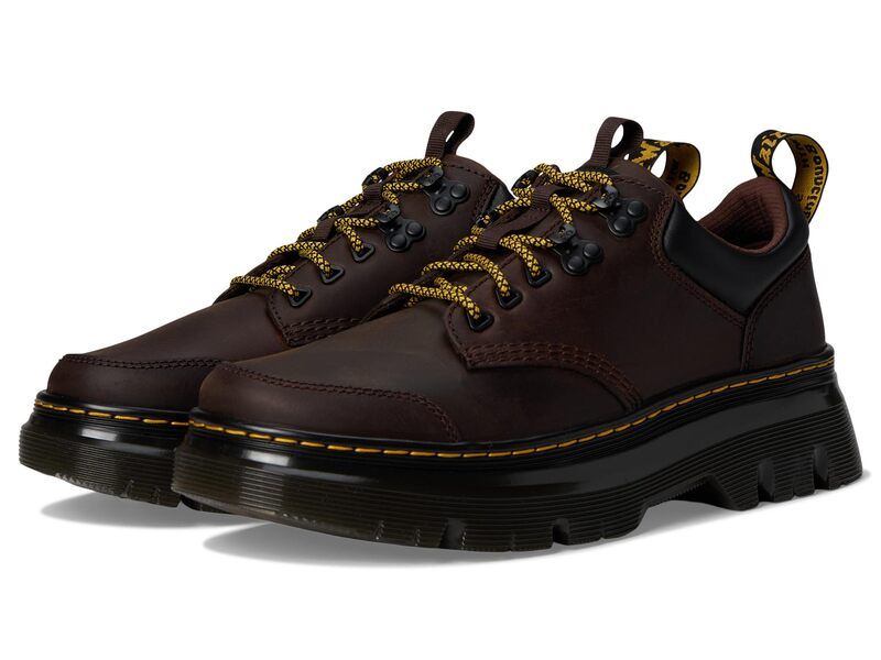 ドクターマーチン メンズ シューズ オックスフォード レザー Dr Martens Tarik Lo Leather Dark Brown Craz ブラウン