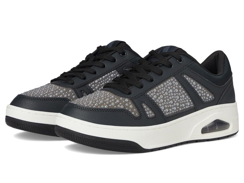 スケッチャーズ レディース シューズ スニーカー SKECHERS Uno Court Opulent Pearls Black ブラック