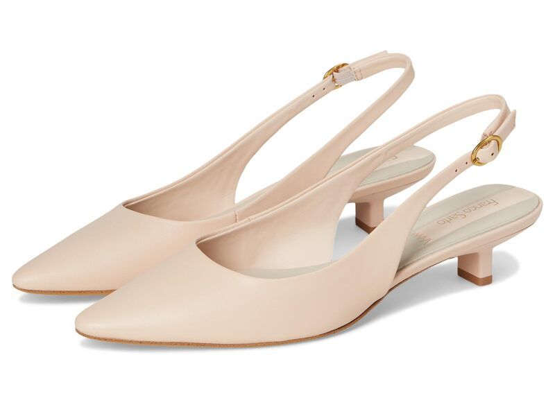 フランコサルト レディース シューズ ヒール Franco Sarto Pura Slingback Shoes Blush Pink Leather ピンク