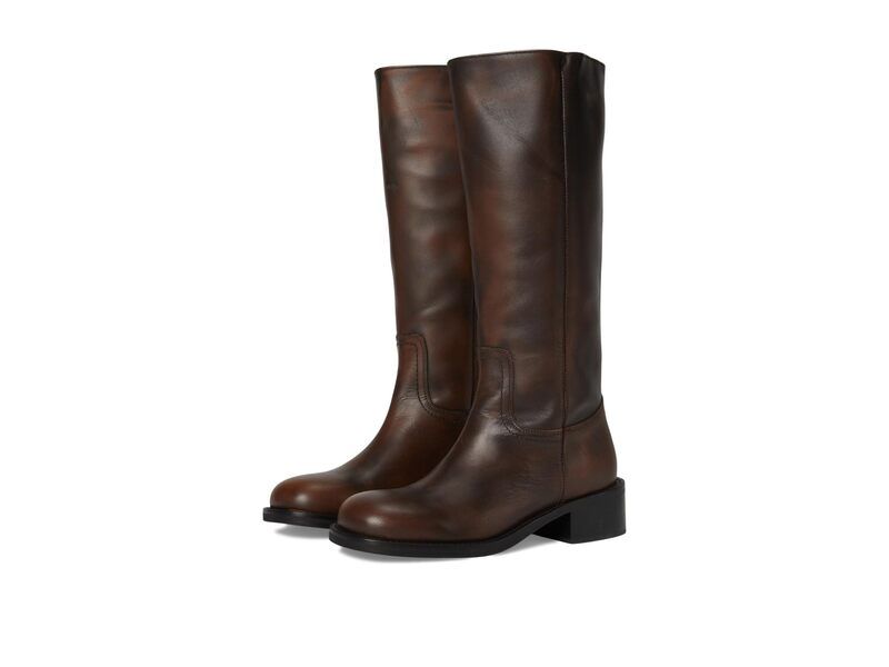 スティーブ マデン レディース シューズ ブーツ・レインブーツ Steve Madden Riggs Brown Distressed ブラウン