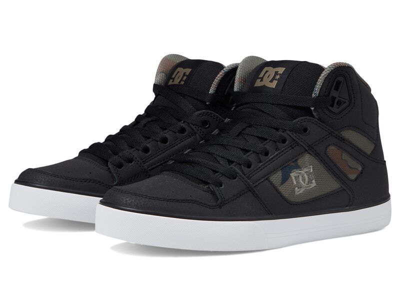 ディーシー メンズ シューズ スニーカー DC Pure HighTop WC BlackBlackGreen ブラック