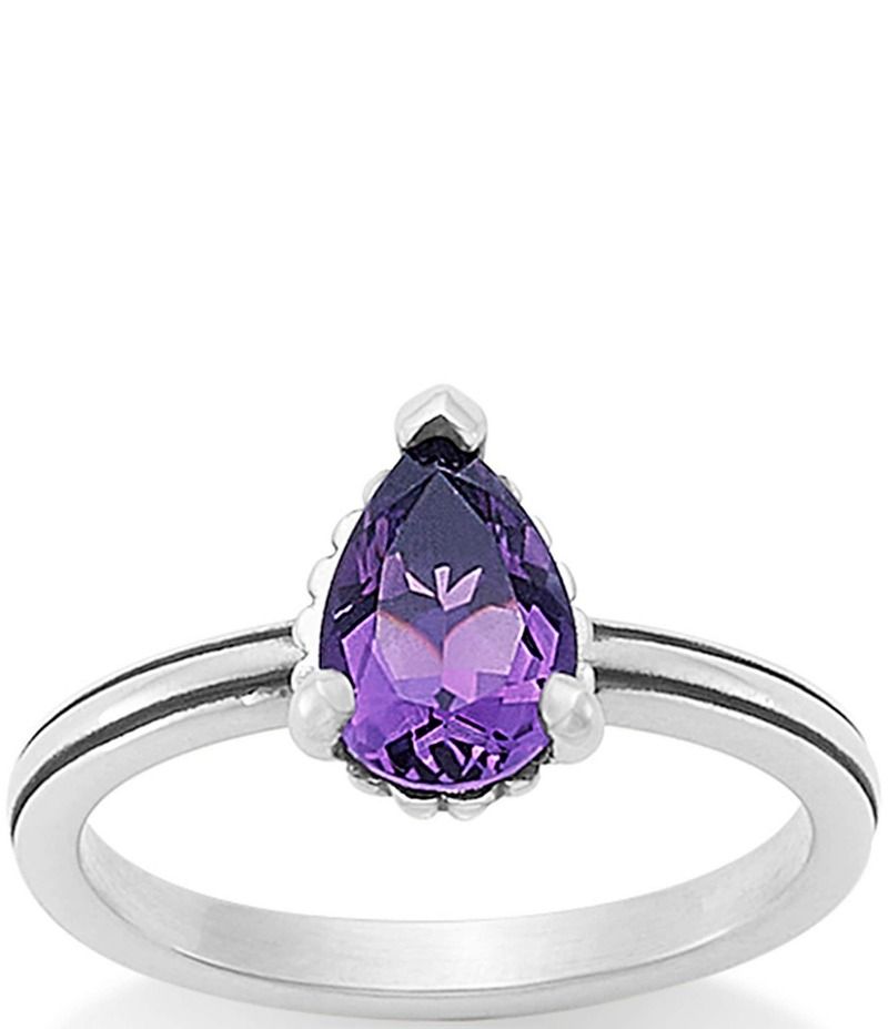 ジェームズ エイヴリー レディース アクセサリー 指輪 James Avery Treasured Gemstone Band Ring Amethyst