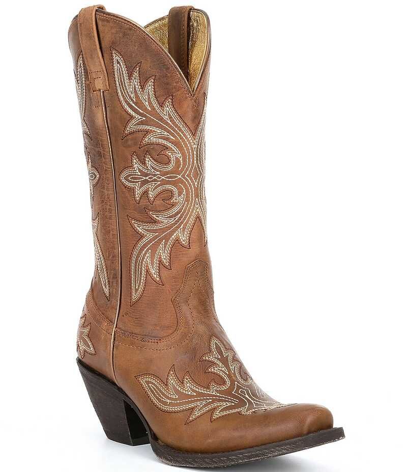 アリアト レディース シューズ ブーツ・レインブーツ レザー Ariat Circuit Rosewood Leather Western Boots Brown ブラウン