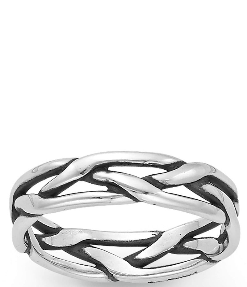 ジェームズ エイヴリー レディース アクセサリー 指輪 James Avery Tresse Band Sterling Silver シルバー