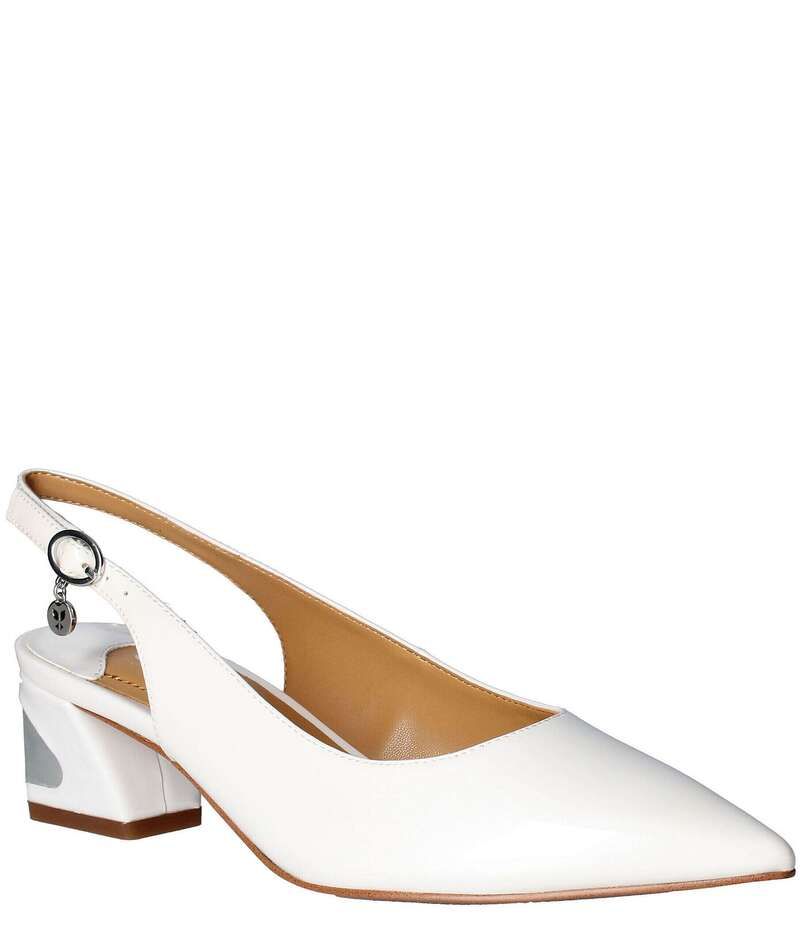 ジェイレニー レディース シューズ ヒール J Renee Shayanne Patent Slingback Pumps Placid Blue ブルー