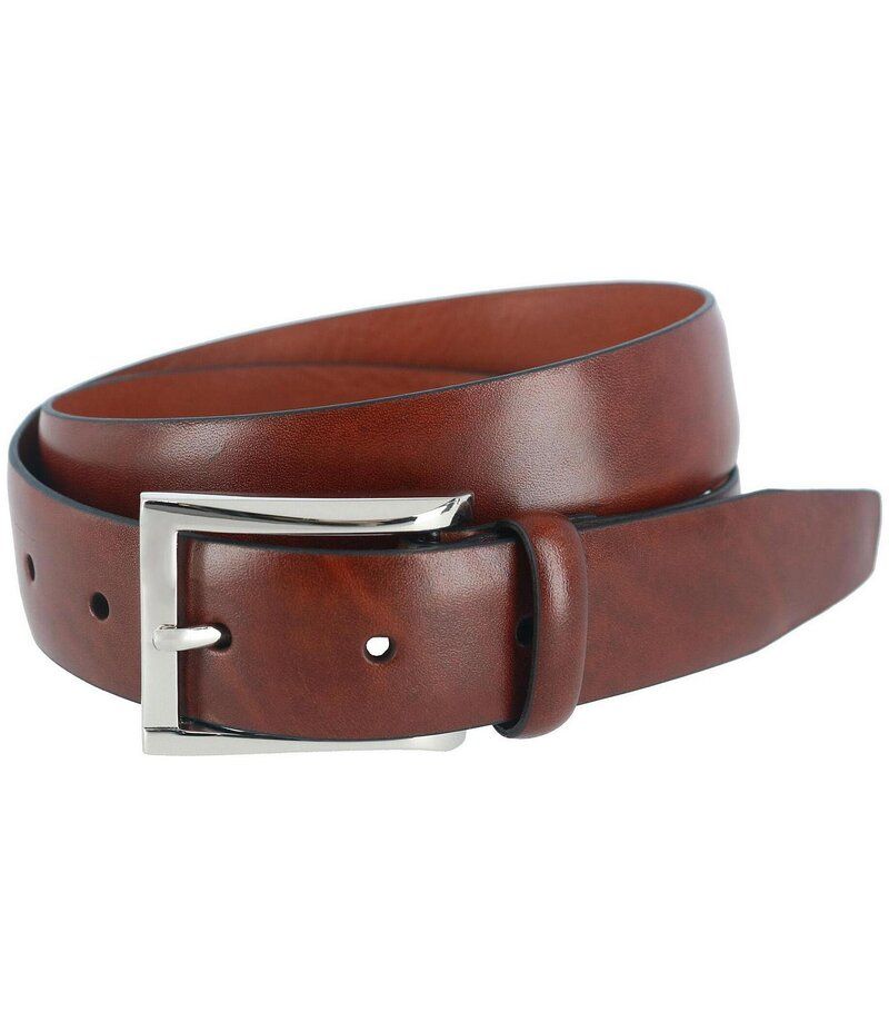 トラファルガー メンズ アクセサリー ベルト レザー Trafalgar Broderick Leather Dress Belt Honey Maple