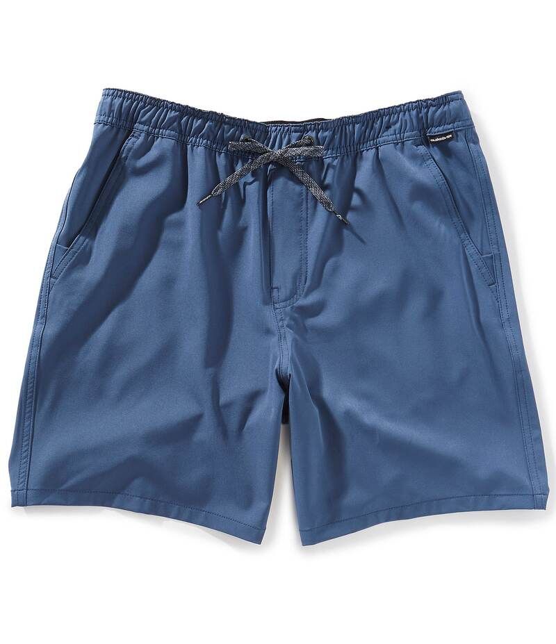 クイックシルバー メンズ 水着 ハーフパンツ・ショーツ ショートパンツ Quiksilver Taxer Amphibian 18 Outseam Board Shorts Navy ネイビー