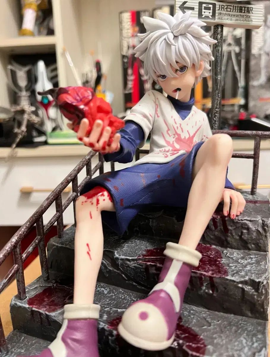 未開封) HUNTER×HUNTER キルア 心臓階段 レジンフィギュア