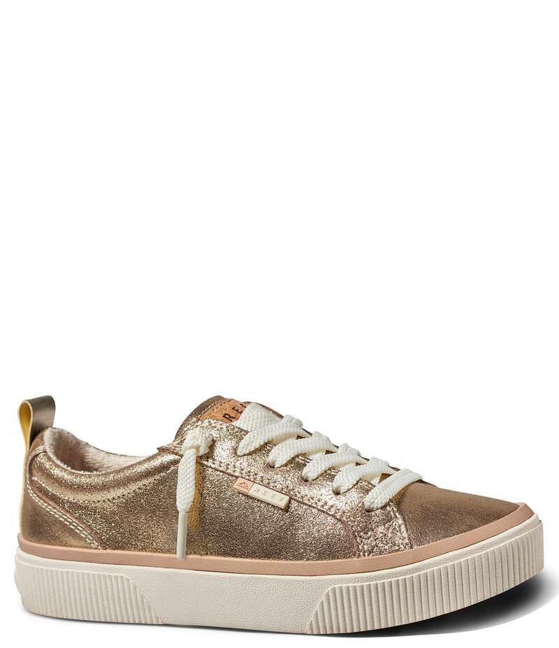 リーフ レディース ボトムス カジュアルパンツ トール スニーカー スエード Reef Womens Lay Day Dawn Metallic Suede Sneakers Champagne Suede シャンパン