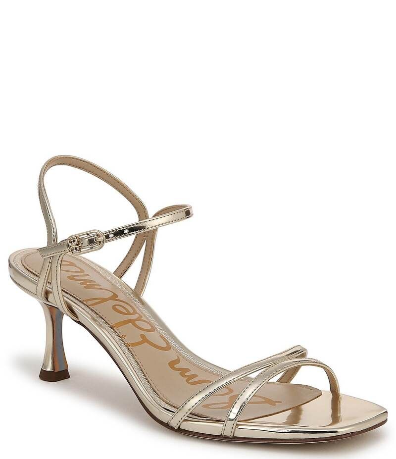サムエデルマン レディース シューズ サンダル トール Sam Edelman Presley Metallic Strappy Dress Sandals Jute メタリック