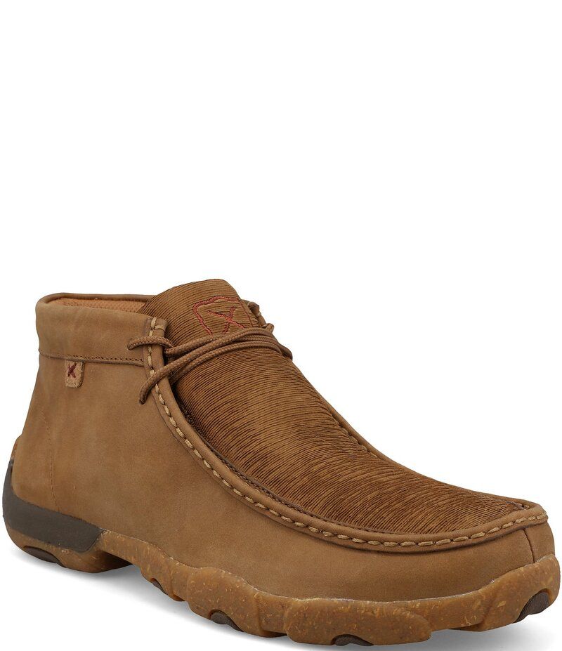 ツイステッドエックス メンズ シューズ ドレスシューズ Twisted X Mens Chukka Driving Mocs Burnt Sand サンド