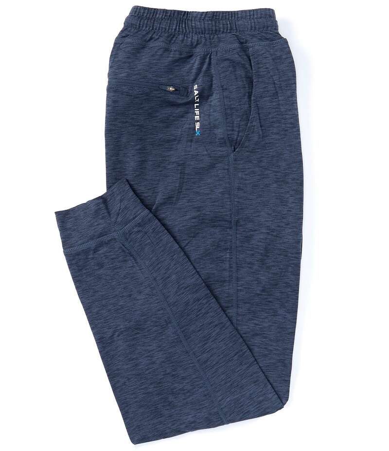 ソルトライフ メンズ ボトムス カジュアルパンツ パンツ ニット Salt Life Stride Performance Heather BrushedKnit Jogger Pants Navy Heather ヘザー