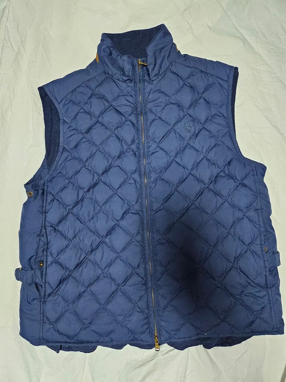 90s POLO RALPH LAUREN(ポロラルフローレン) キルティング 軽量 ベスト ダウン ジャケット XL