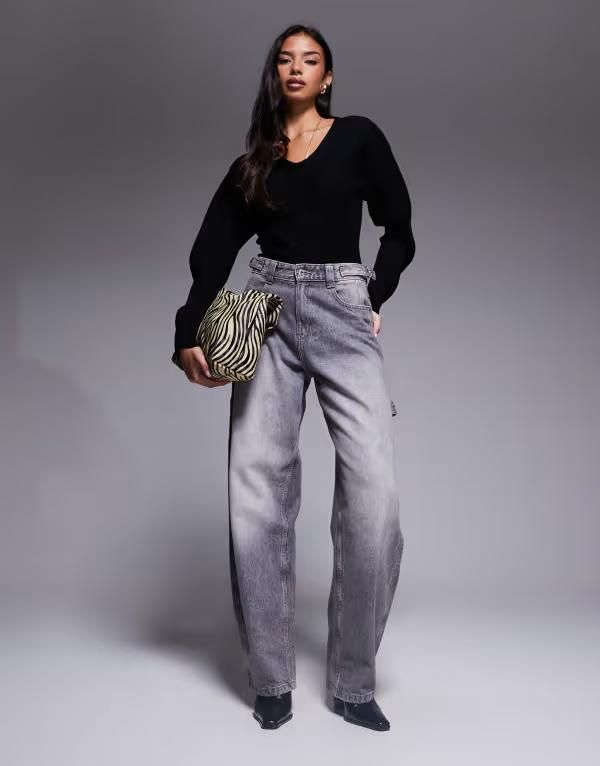 リバーアイランド レディース トップス タンクトップ セーター ニット River Island structured sleeves knit sweater Black ブラック リバーアイランド レディース トップス タンクトップ セーター ニット River Island structured sleeves knit sweater Black ブラック