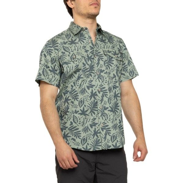 エディー バウアー メンズ トップス シャツ Eddie Bauer Pro Creek Perforated Shirt Short Sleeve Eucalyp