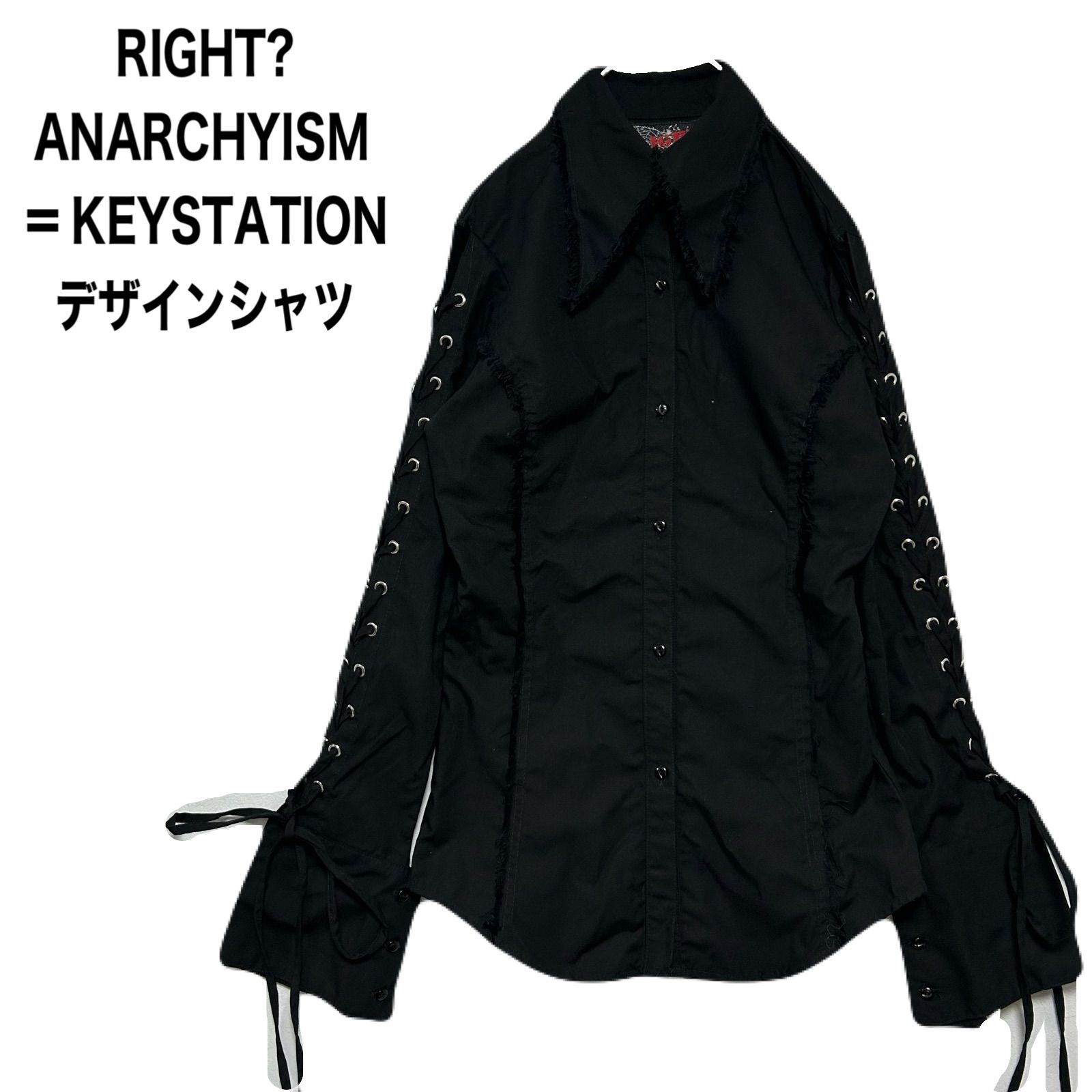 RIGHT? ANARCHYISM＝KEYSTATION デザインシャツ 廃盤
