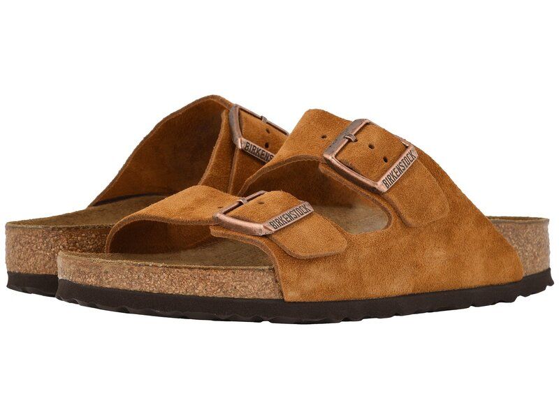 ビルケンシュトック レディース シューズ サンダル スエード Birkenstock Arizona Soft Footbed Suede Unisex Mink Suede ミンク