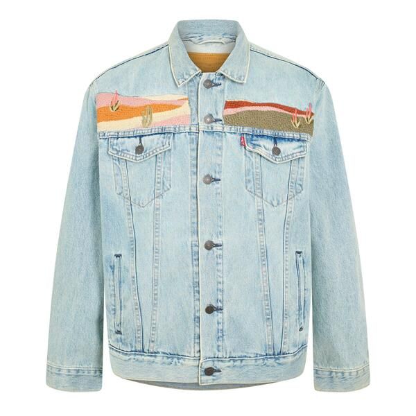 リーバイス メンズ アウター ジャケット・ブルゾン デニム Levis Mens Trucker Denim Jacket Sethe Scene デニム 27,216円