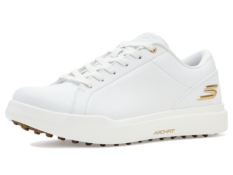 スケッチャーズ レディース シューズ スニーカー Skechers GOLF Drive 6 Archfit Waterproof Golf Shoe WhiteGold ホワイト