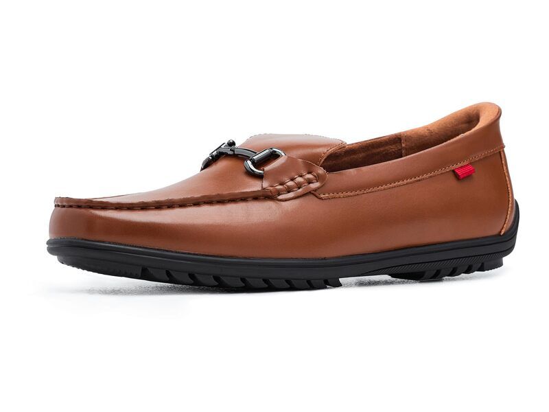 マークジョセフニューヨーク メンズ シューズ スリッポン・ローファー Marc Joseph New York Elliot Road Hands Free Technology Cognac Napa Lea
