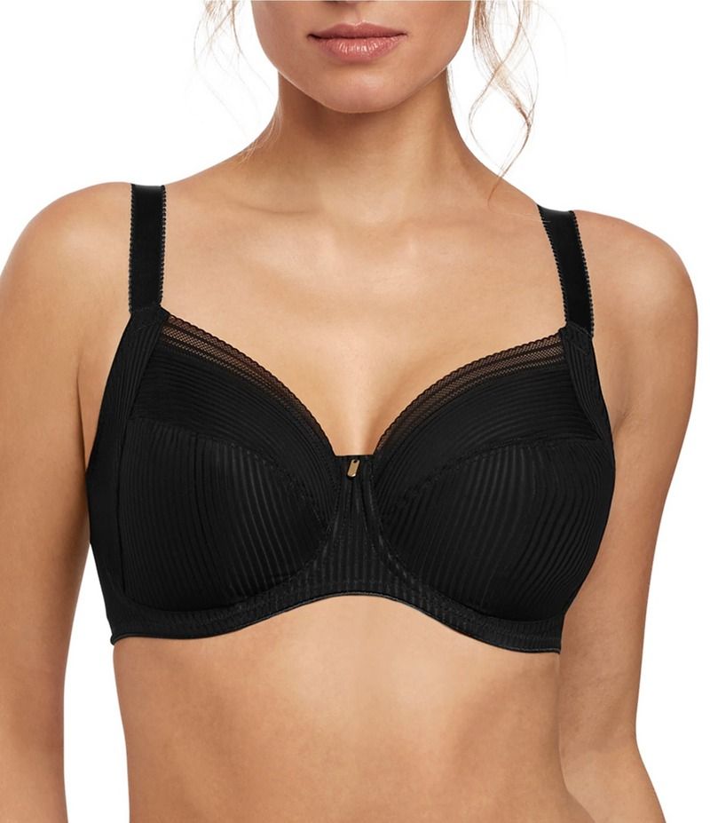 ファンタジー レディース アンダーウェア ブラジャー Fantasie Fusion Full Cup Side Support Bra Black ブラック